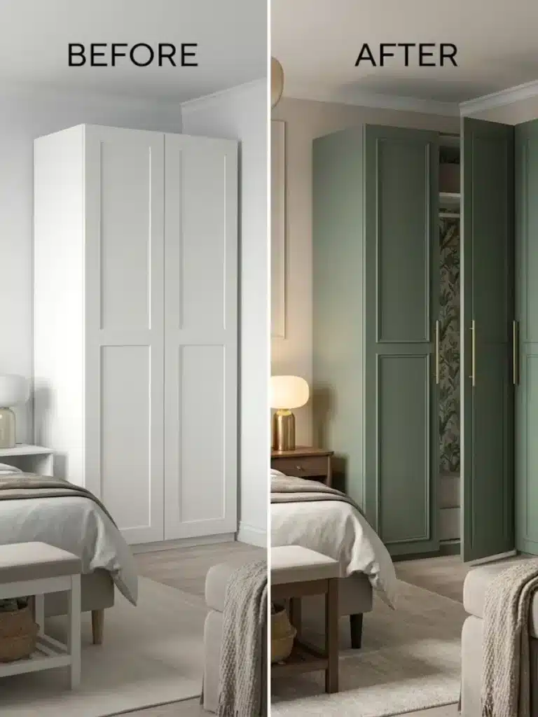 DIY IKEA Wardrobe Makeover — The Creative Touch