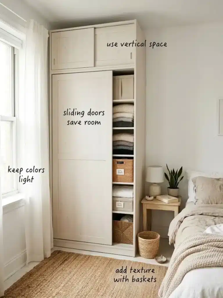 Small Space IKEA Closet