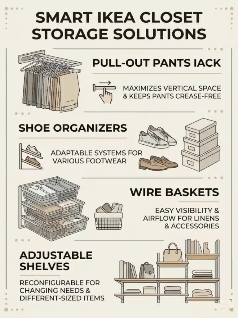 Smart IKEA Closet Storage Solutions